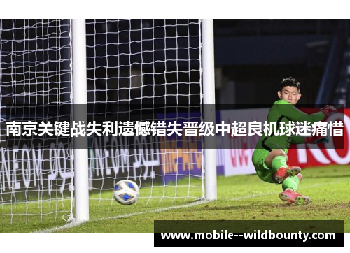 南京关键战失利遗憾错失晋级中超良机球迷痛惜 南京关键战失利遗憾错失晋级中超良机球迷痛惜